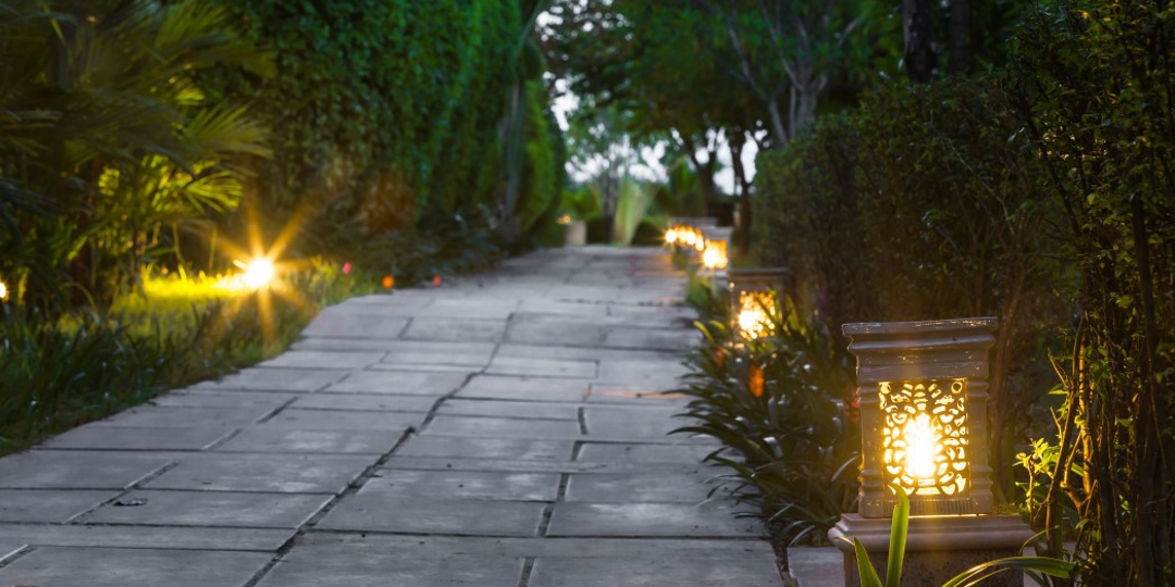 illuminated pathway