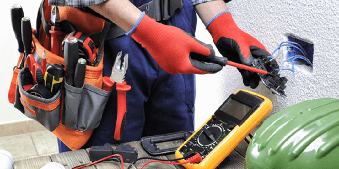 Man working with tools