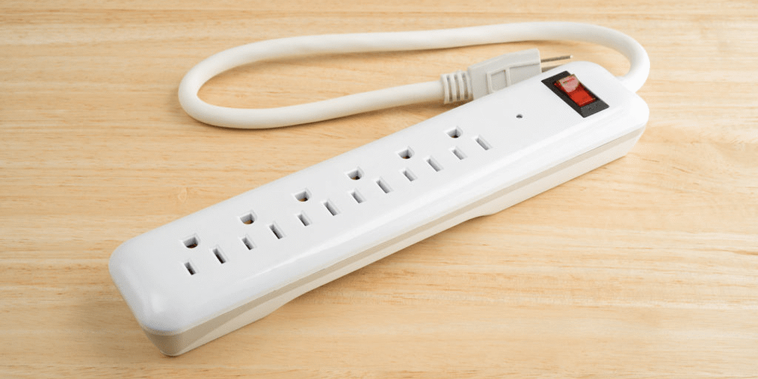 A photo of a power strip