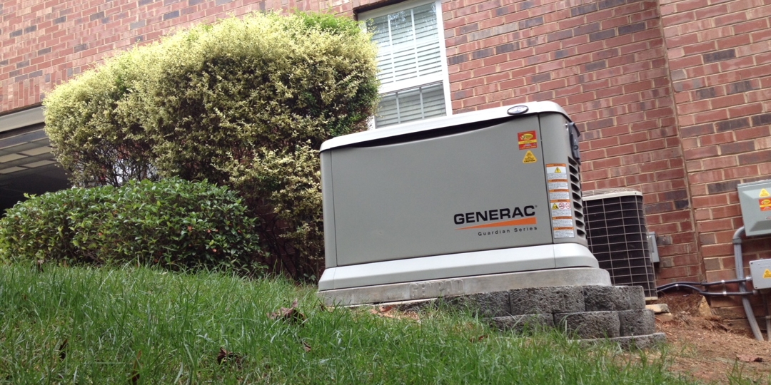 Generator outside