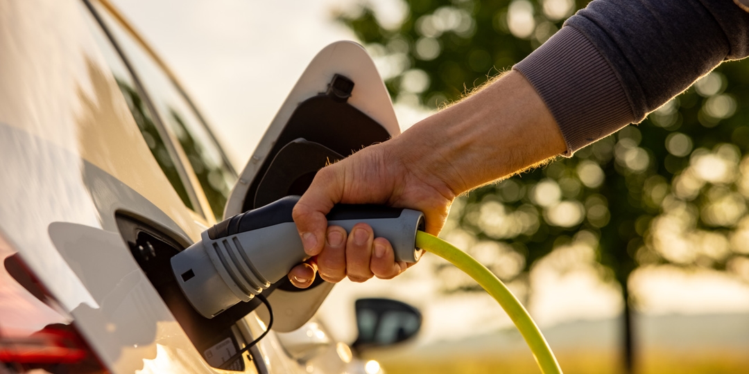 charging electric car