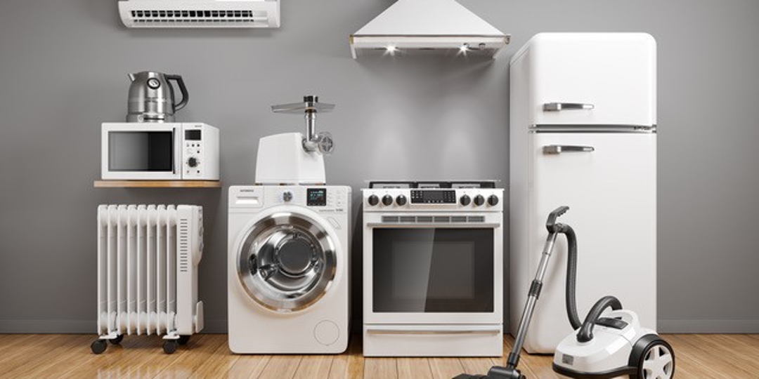 All white kitchen appliances