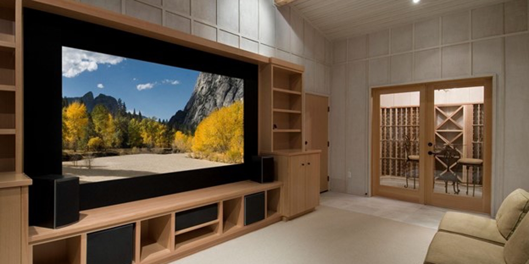 Television in living room