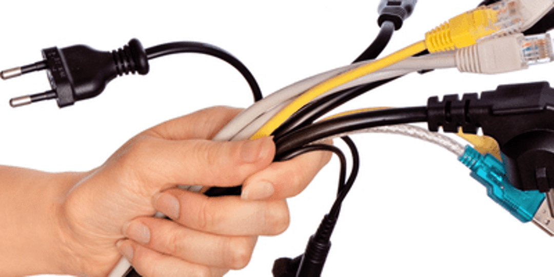 Someone pulling energy cords out of the wall