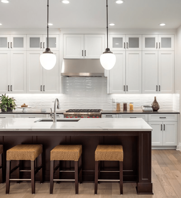 picture of lighting in a kitchen