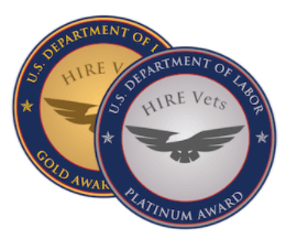 HIRE Veterans medallions