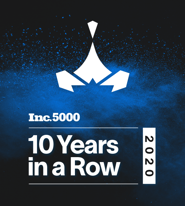 Inc. 5000 10 Years in a Row Scorpion 2020